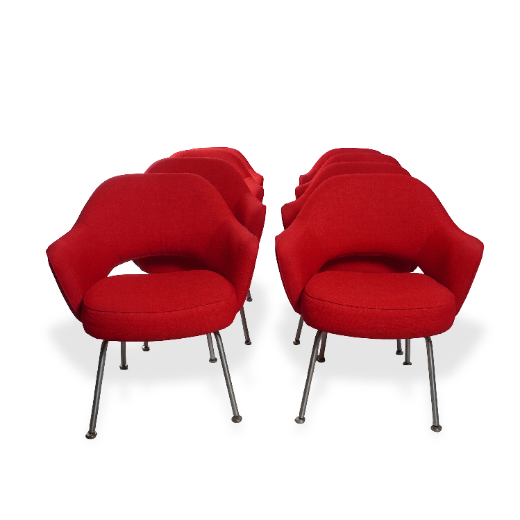 Eero Saarinen Executive Armchairs C1980s, set of 8