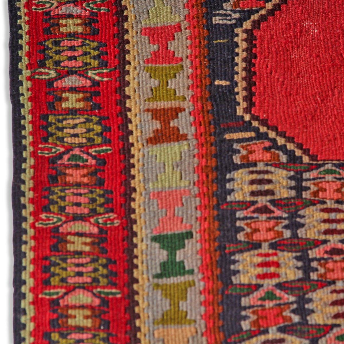Hand Knotted Meshkin Persian Wool Runner Carpet (2 ft 8 in x 9 ft 6 in)