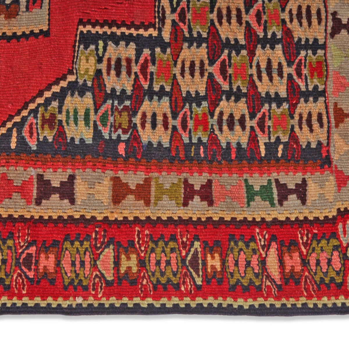 Hand Knotted Meshkin Persian Wool Runner Carpet (2 ft 8 in x 9 ft 6 in)