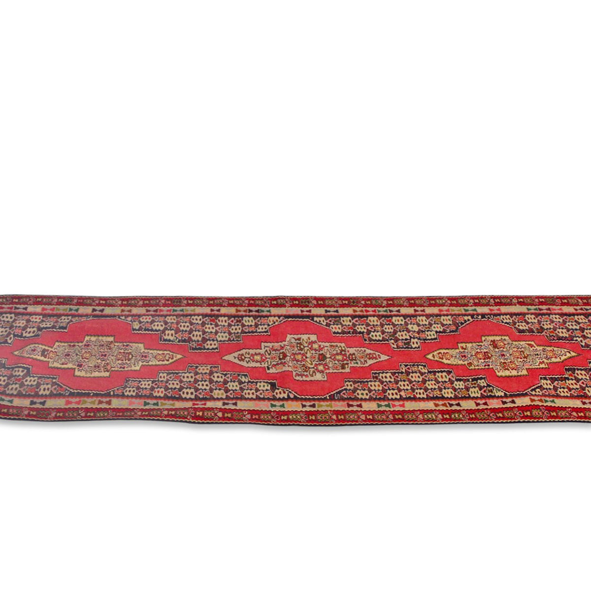 Hand Knotted Meshkin Persian Wool Runner Carpet (2 ft 8 in x 9 ft 6 in)