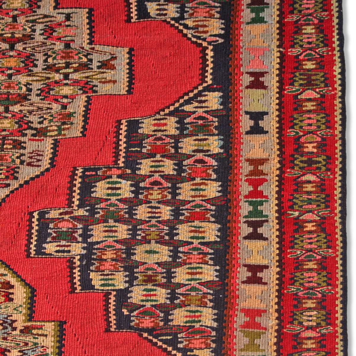 Hand Knotted Meshkin Persian Wool Runner Carpet (2 ft 8 in x 9 ft 6 in)