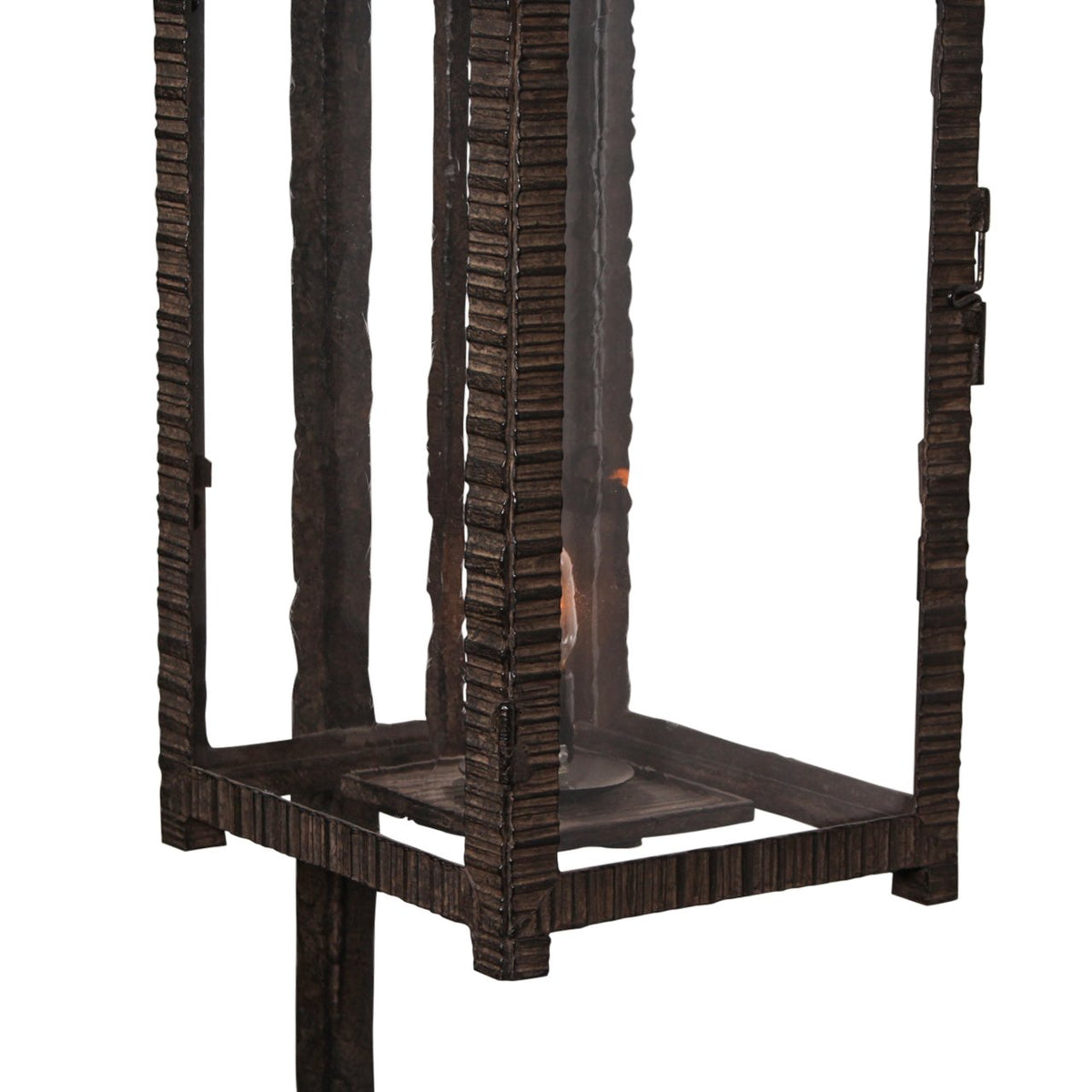 Holly Hunt Bronze Lantern Floor Lamp