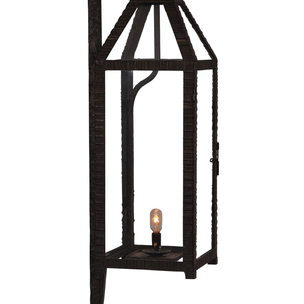 Holly Hunt Bronze Lantern Floor Lamp