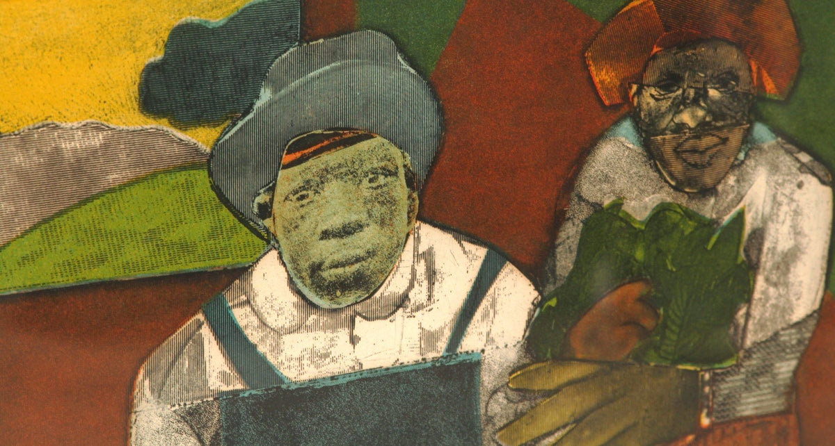 Romare Bearden The Family Etching & Aquatint