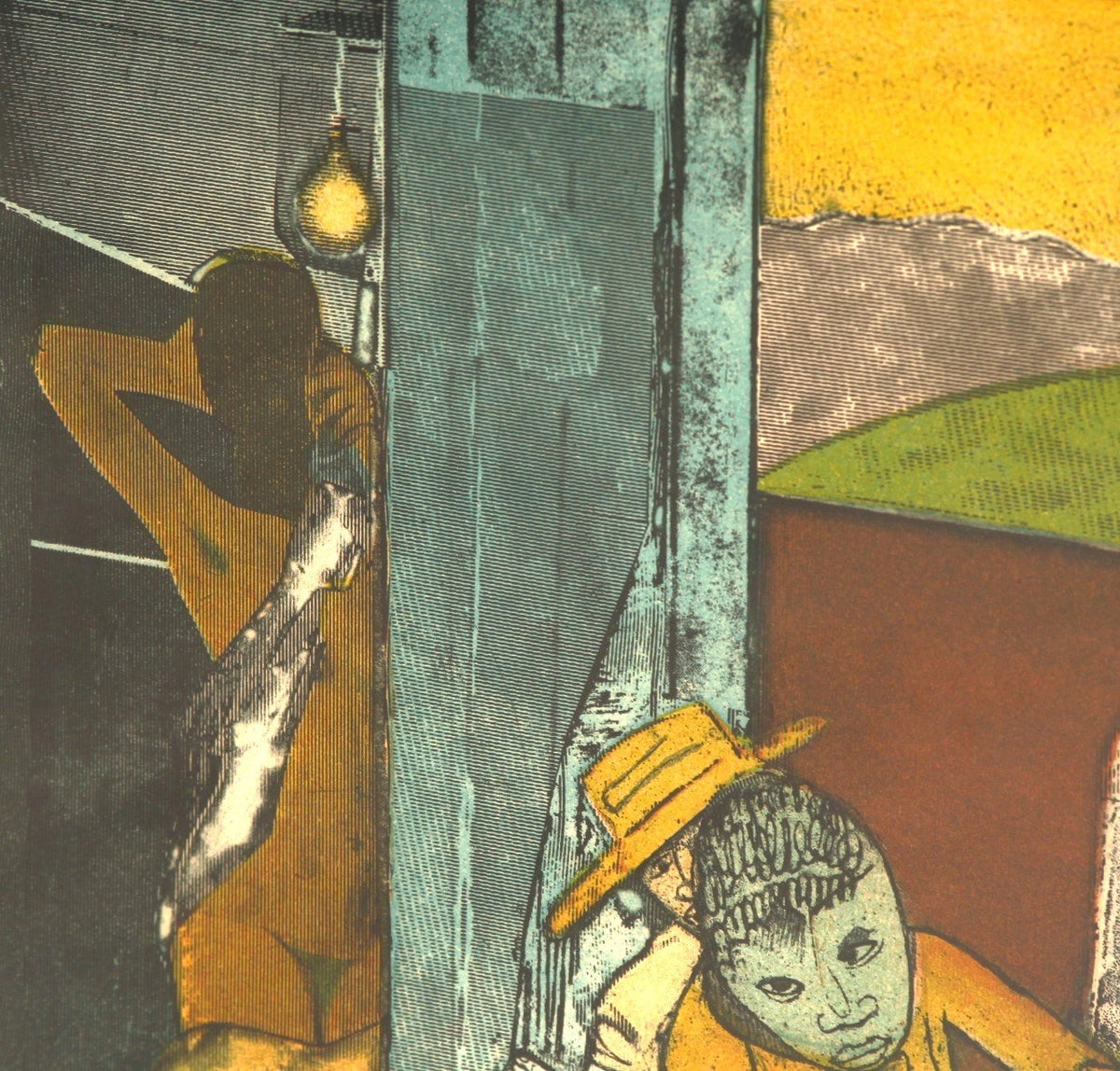 Romare Bearden The Family Etching & Aquatint