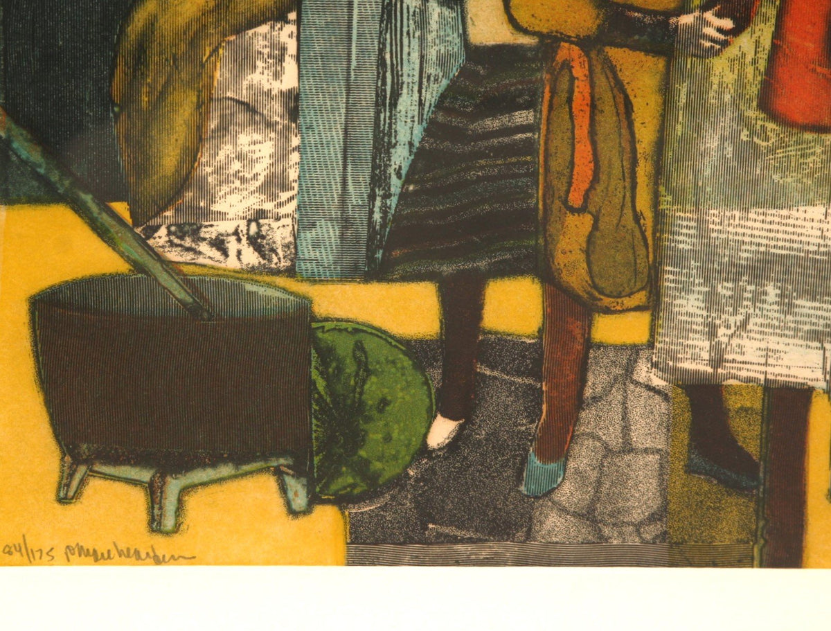 Romare Bearden The Family Etching & Aquatint