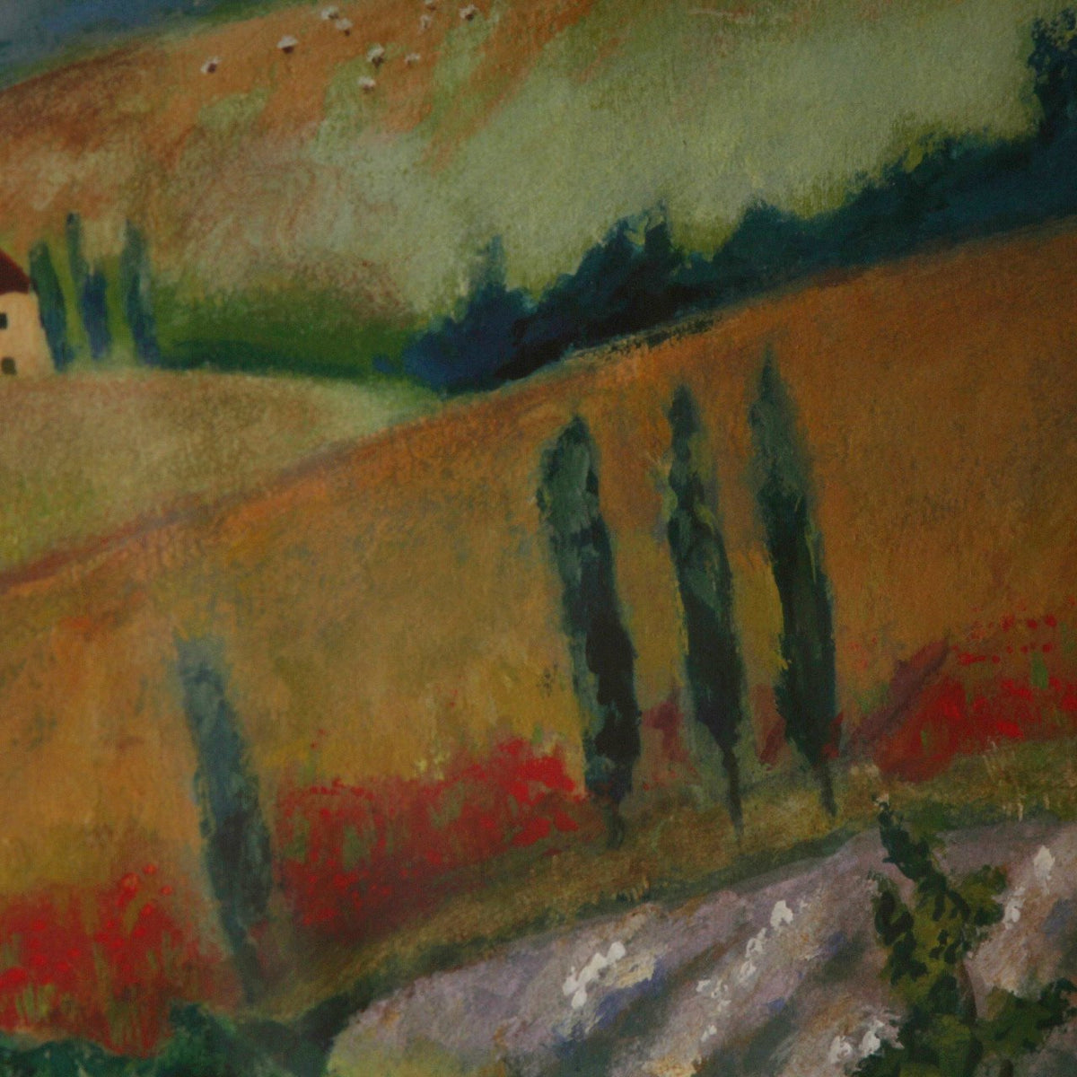 Kris Taylor Diptych Print - Tuscany Afternoon I & Afternoon II