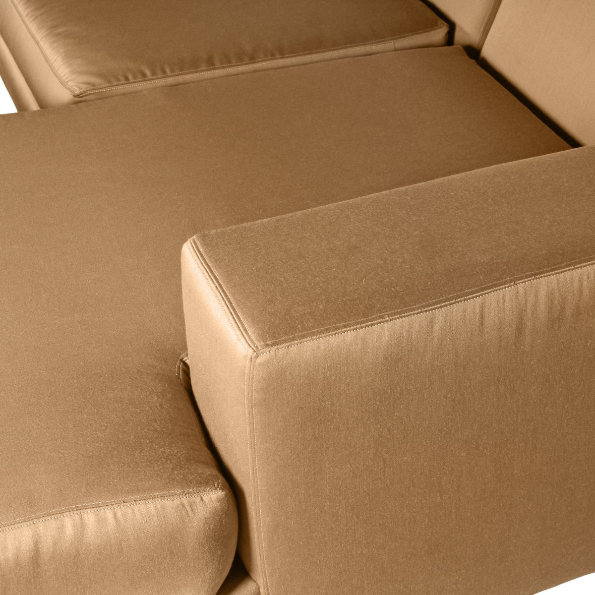 Mason-Art 7019 2pc Sectional Sofa with Wool Upholstery
