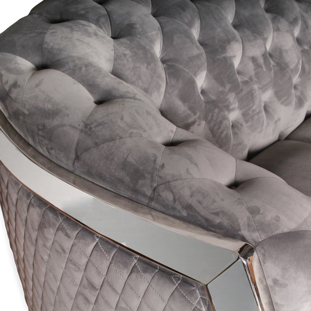 MASSIMO SILVER Loveseat by Roberto Grassie