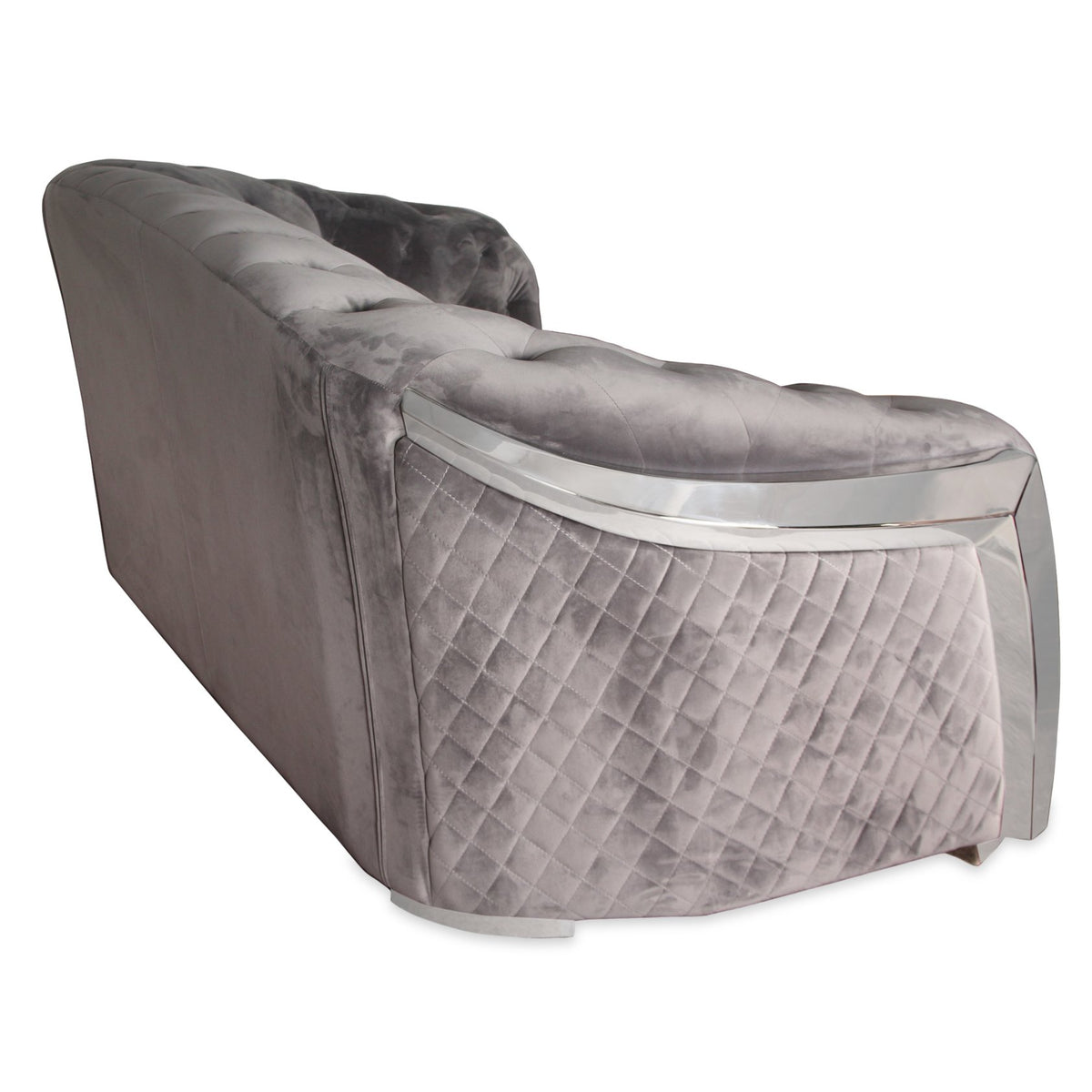 MASSIMO SILVER Loveseat by Roberto Grassie