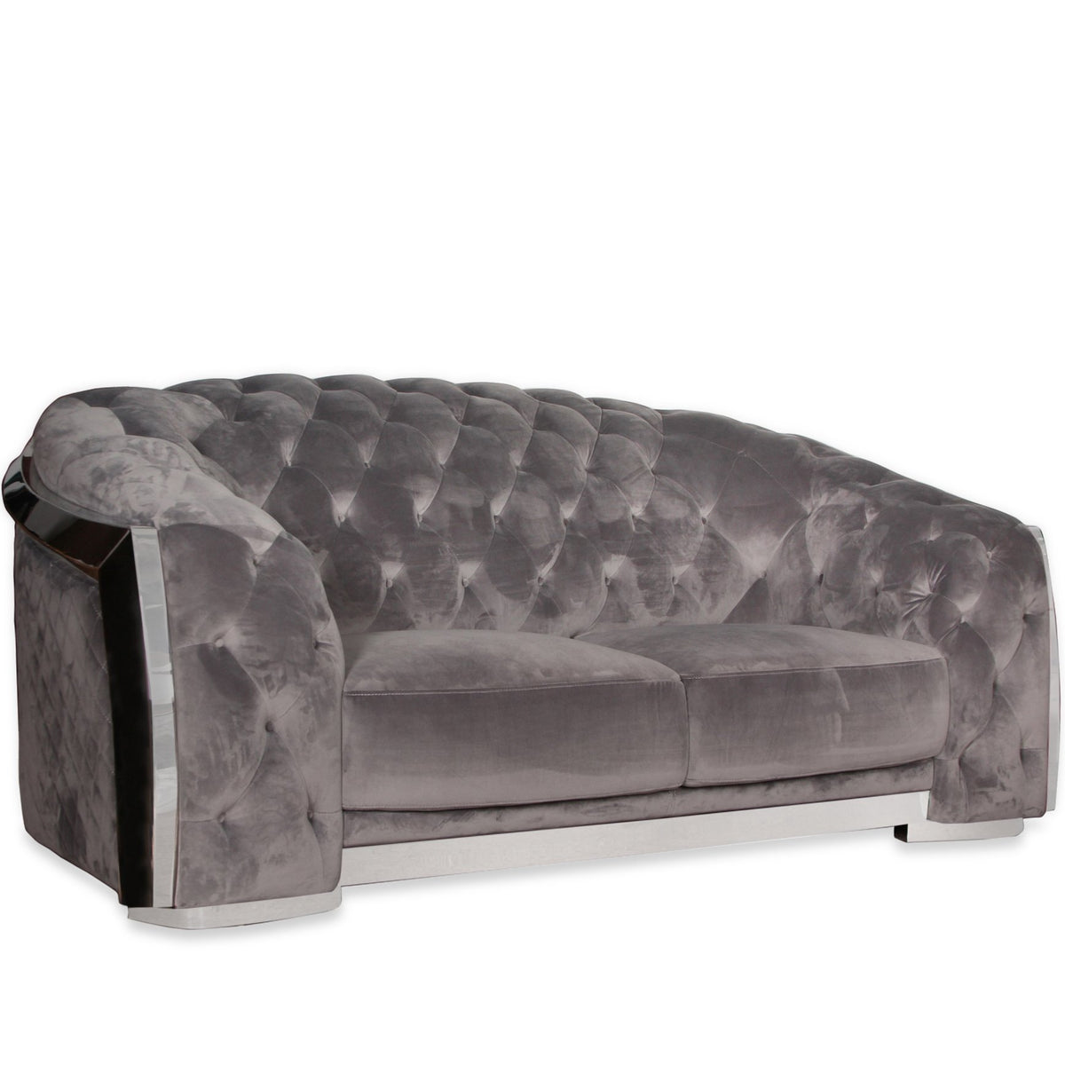 MASSIMO SILVER Loveseat by Roberto Grassie