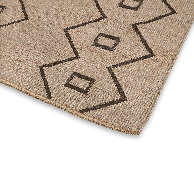 Merida Handweave Sisal and Suede Carpet by Ashe + Leandro