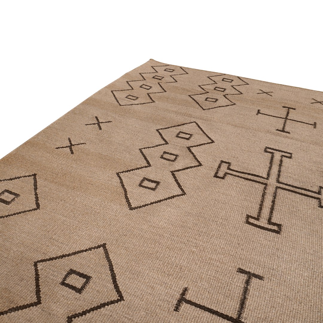 Merida Handweave Sisal and Suede Carpet by Ashe + Leandro