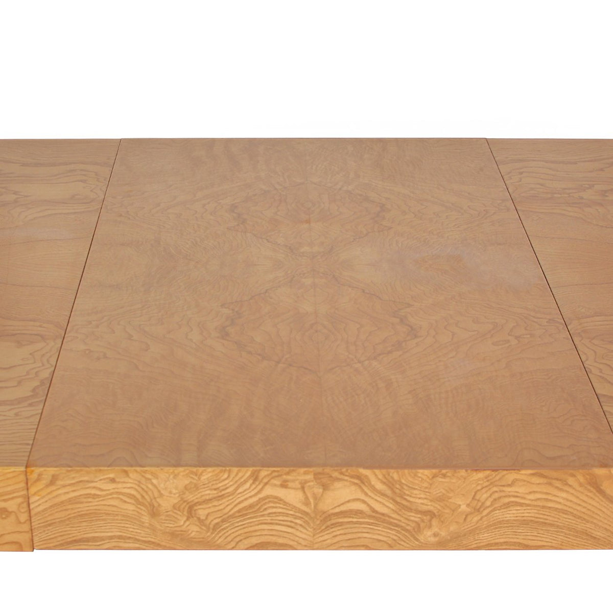 Milo Baughman Olivewood Double Extension Dining Table C1970s