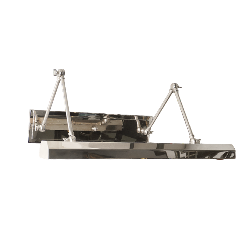 Modern Polished Nickel Artwork or Photo Light (2 Available)