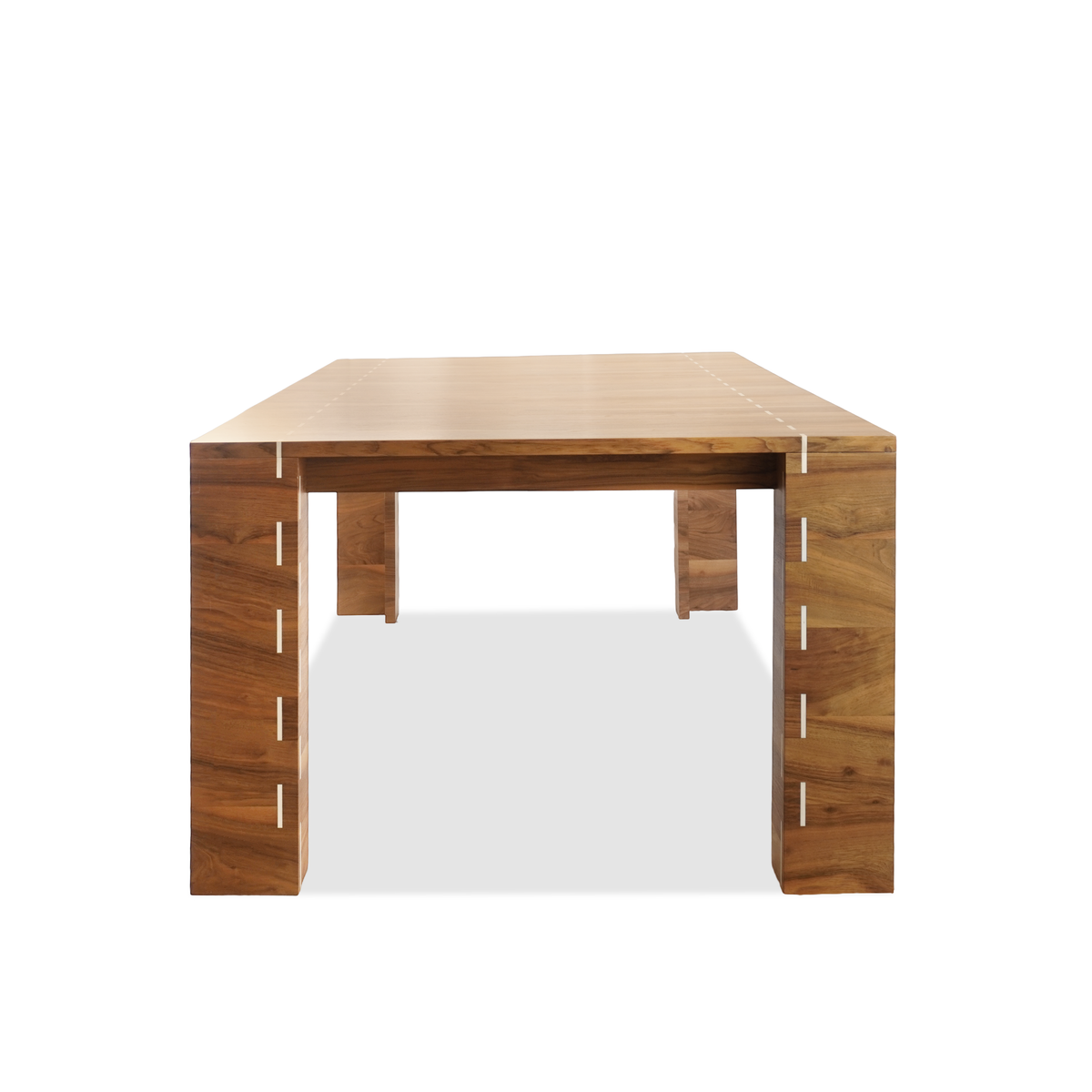 Modern Rosewood Dining Table with Inlay (2 Available)