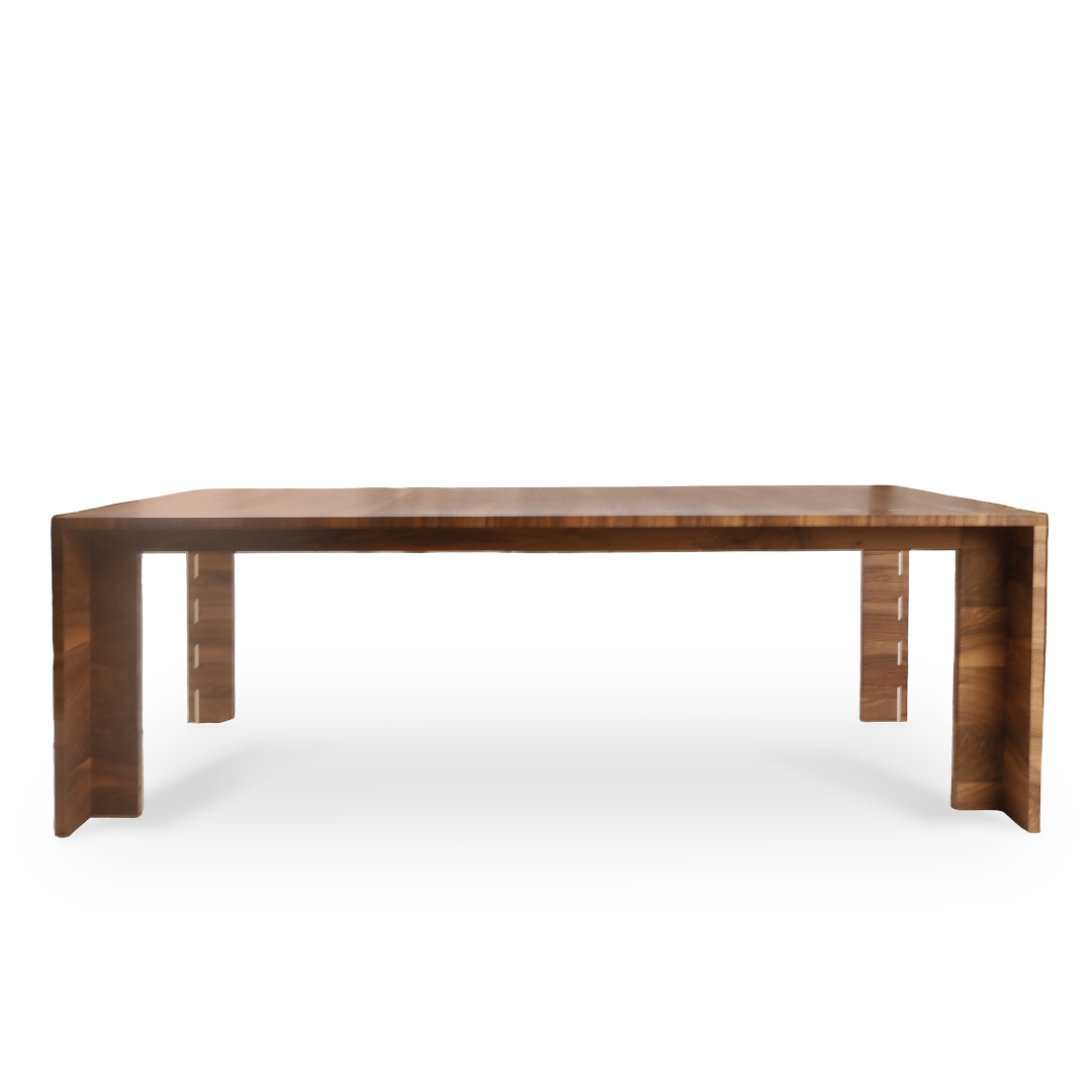 Modern Rosewood Dining Table with Inlay (2 Available)