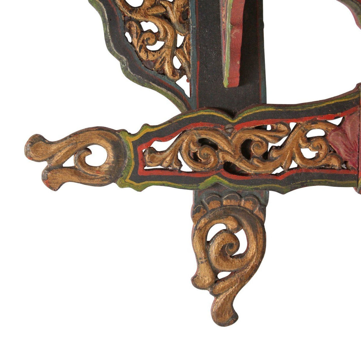 Pair of Antique Jharokha Style Corner Shelves