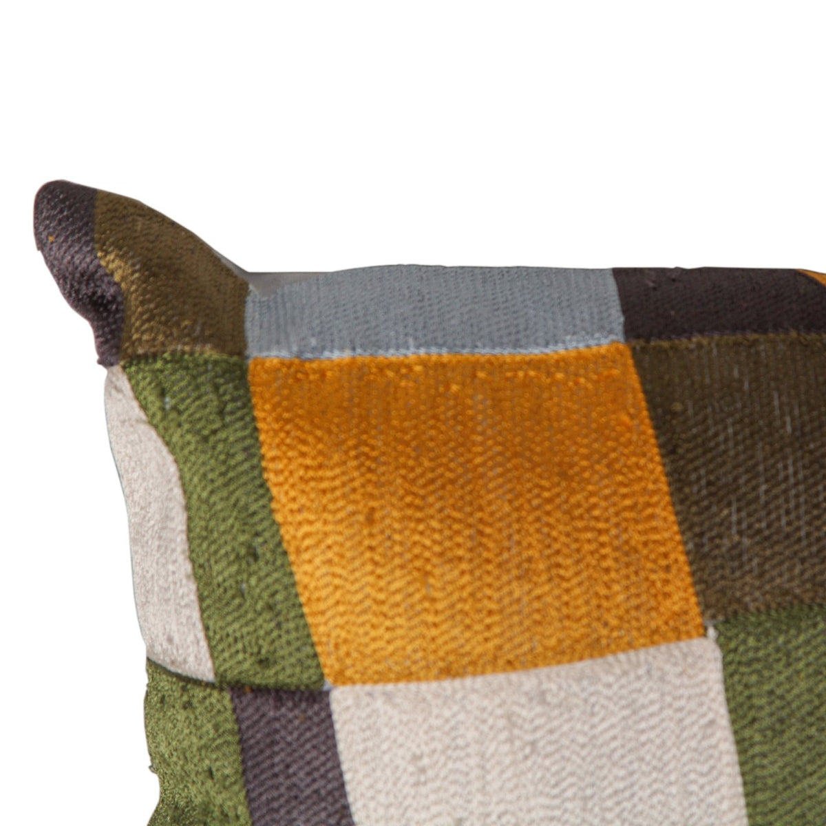 Pair of Patched Lumbar Pillows from R&B