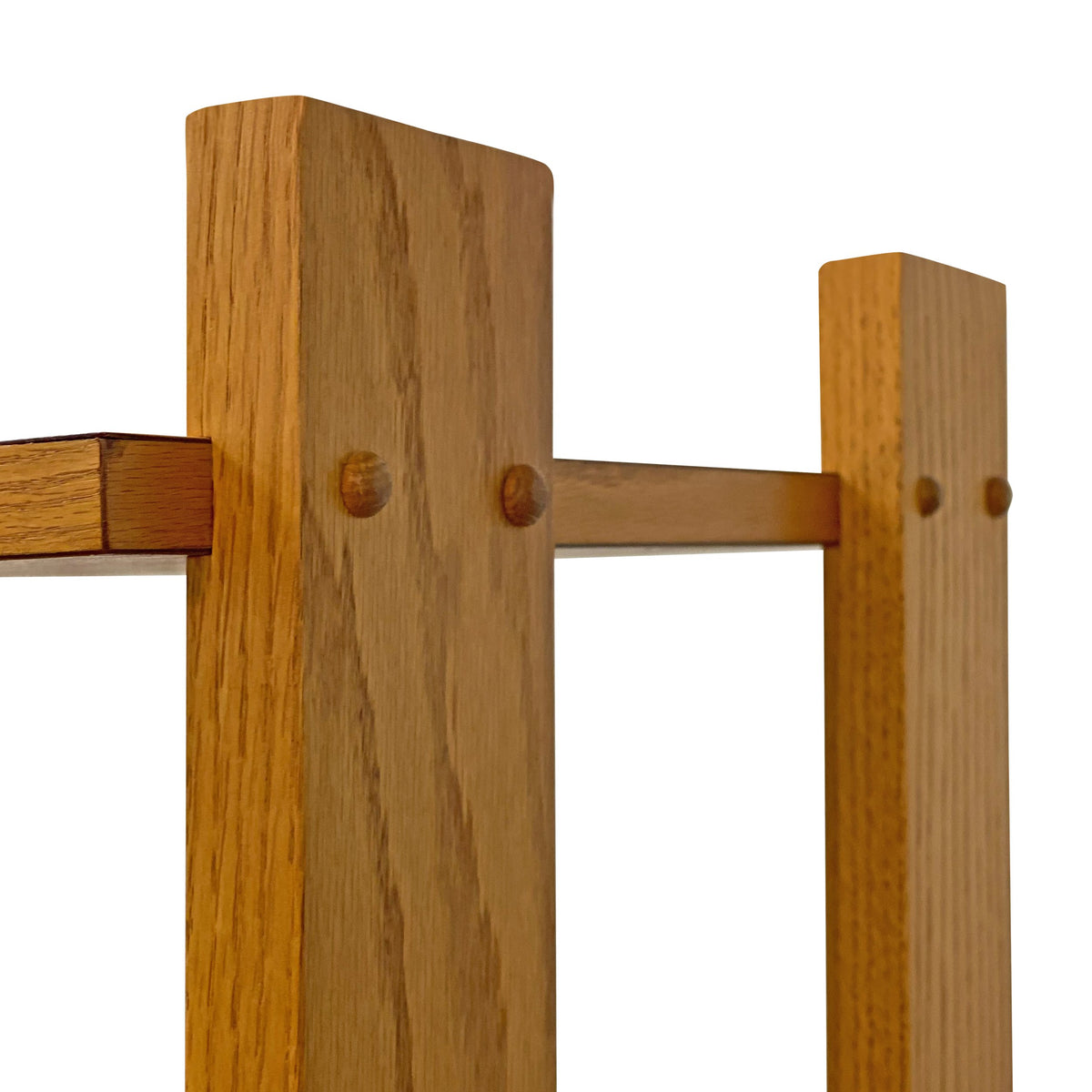 Pair of Vintage Tambour Highboard Shelving Units