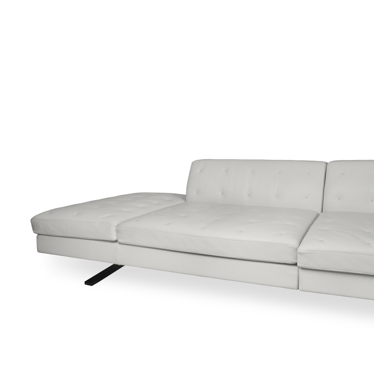 Poltrona Frau Kennedee Sectional Sofa with Ottoman by Jean-Marie Massaud