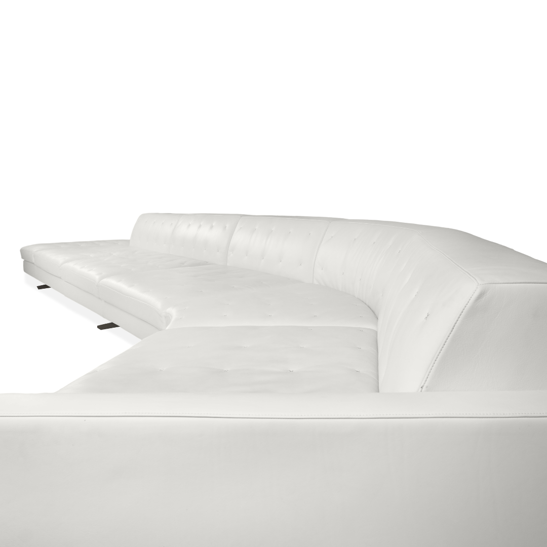 Poltrona Frau Kennedee Sectional Sofa with Ottoman by Jean-Marie Massaud