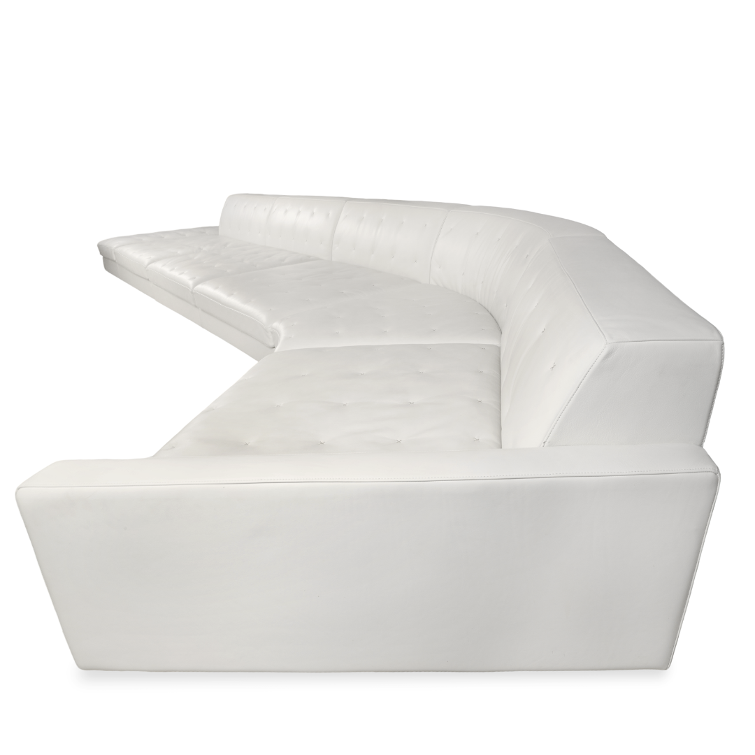 Poltrona Frau Kennedee Sectional Sofa with Ottoman by Jean-Marie Massaud
