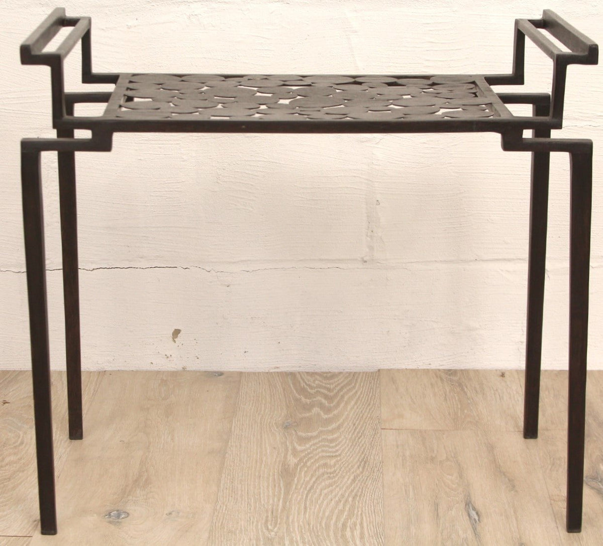 R & Y Augousti Tray Side Table with Snakeskin Tray