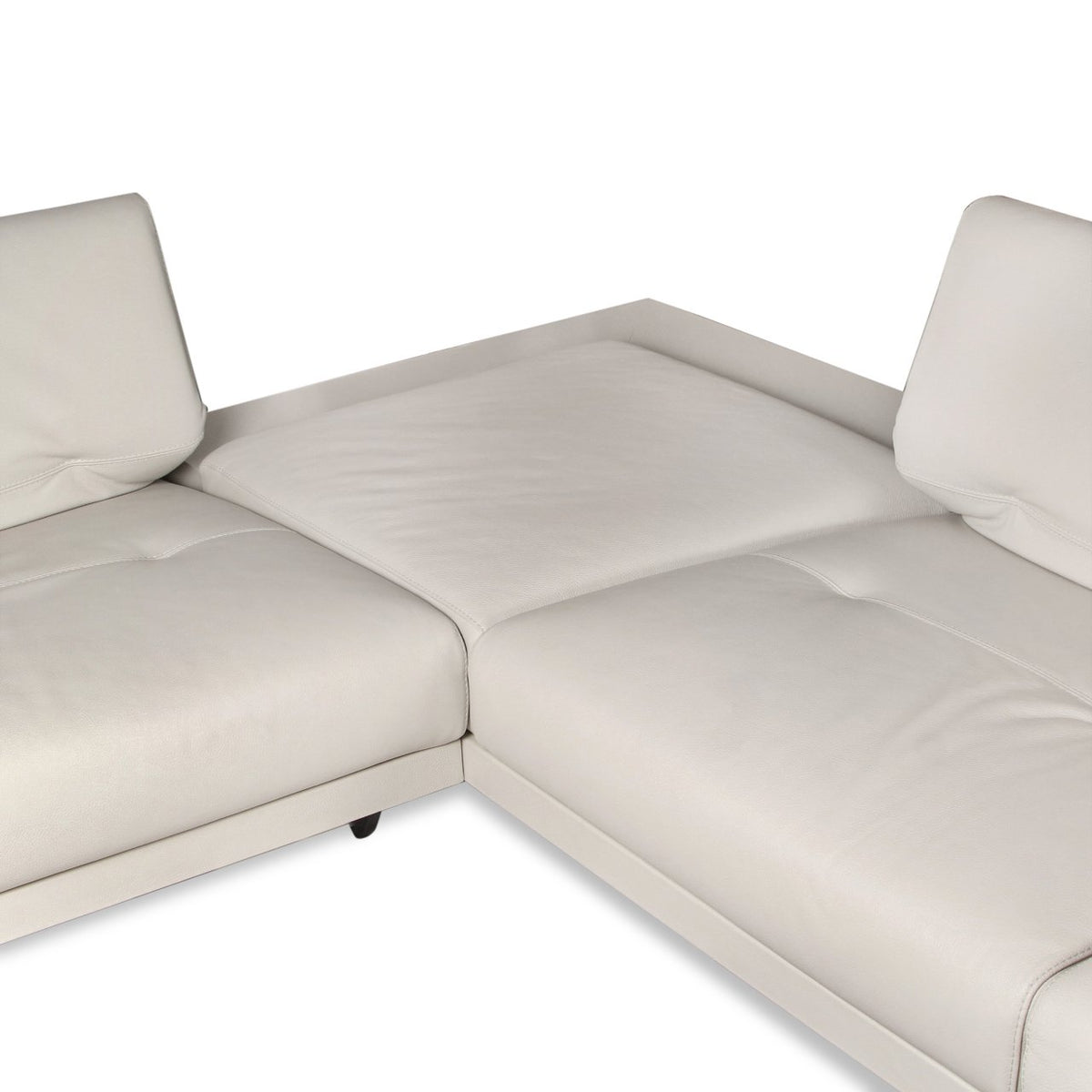 Roche Bobois Leather Connexe Corner Composition Sectional Sofa