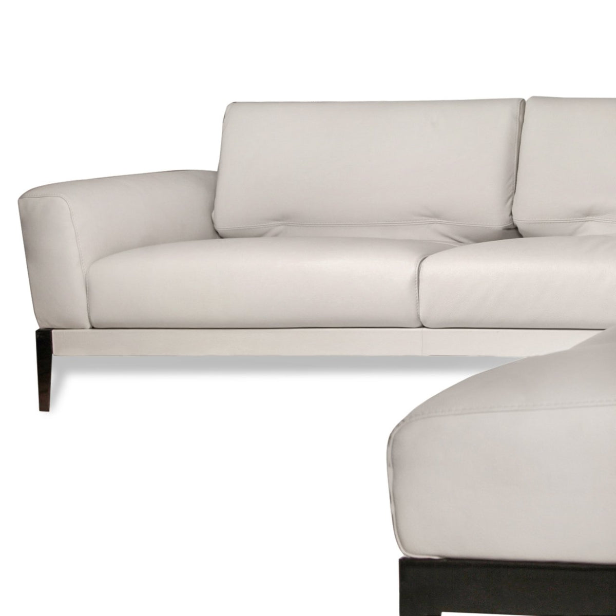 Roche Bobois Leather Connexe Corner Composition Sectional Sofa