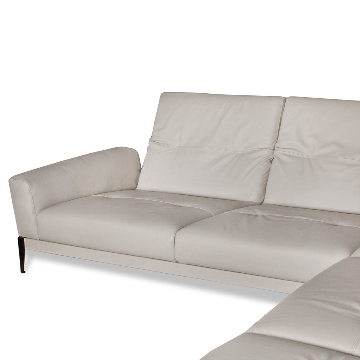 Roche Bobois Leather Connexe Corner Composition Sectional Sofa