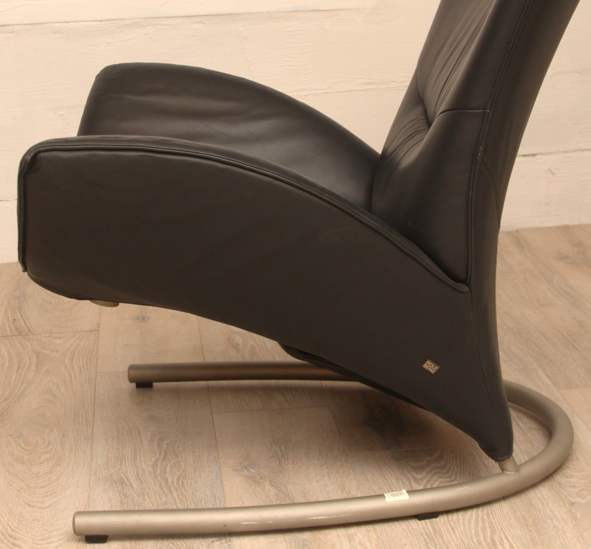 Rolf Benz Armchair with Hidden Footrest