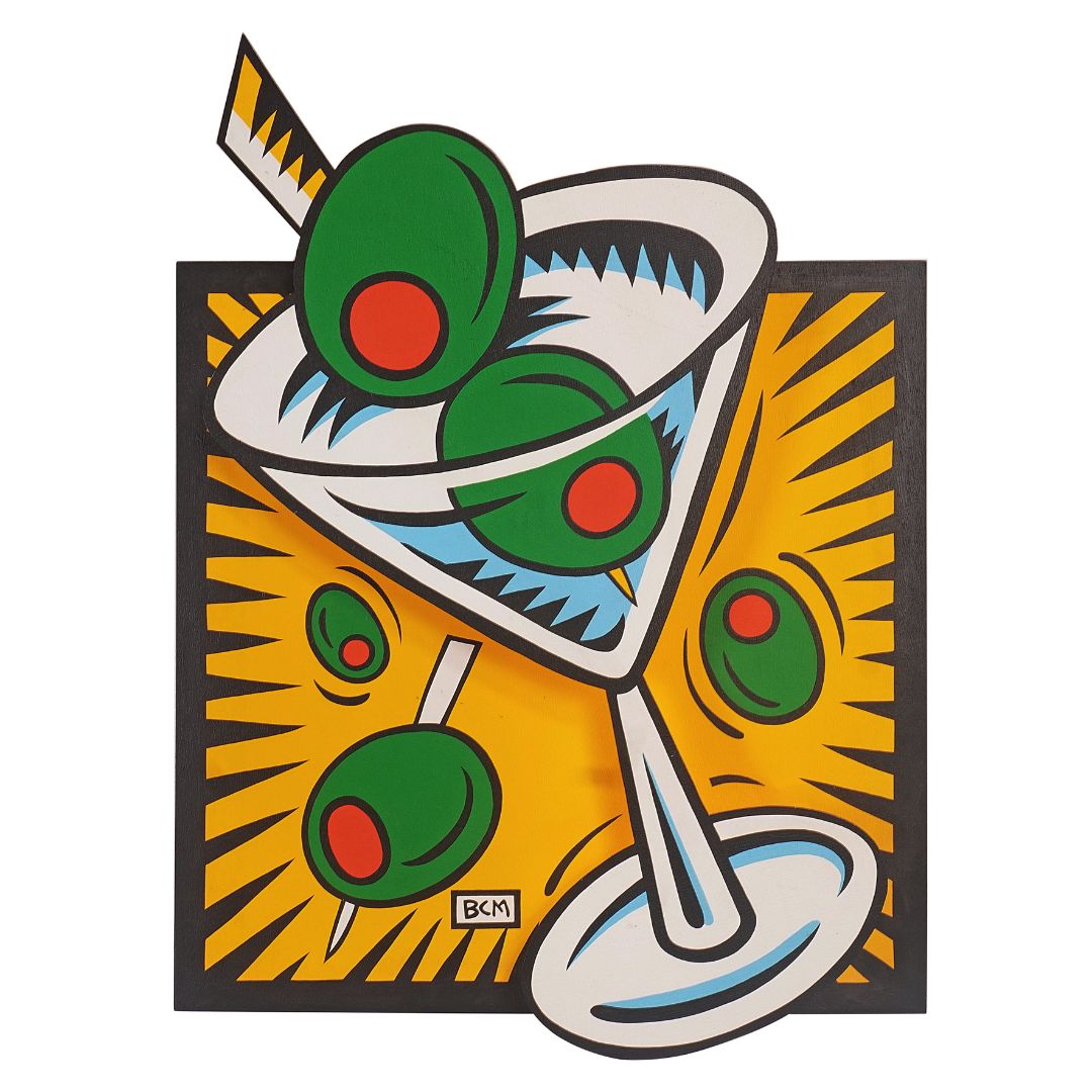 Burton Morris Martini Pop Artwork, 1999 – Resiklo