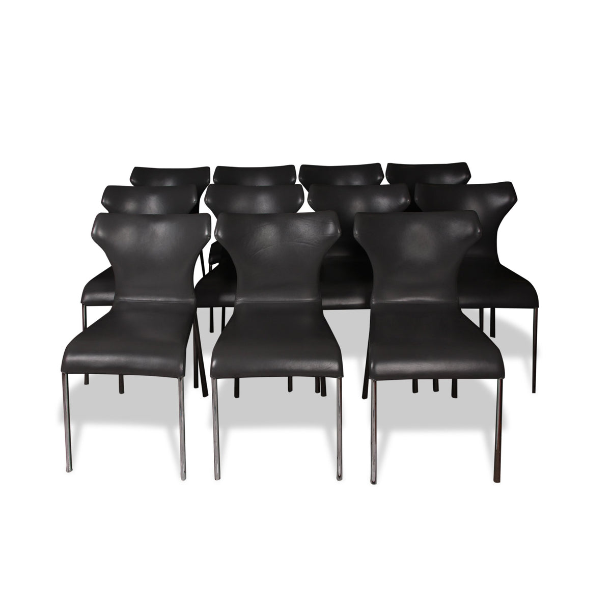 Set of 11 B&B Italia Papilio Chairs by Naoto Fukasawa