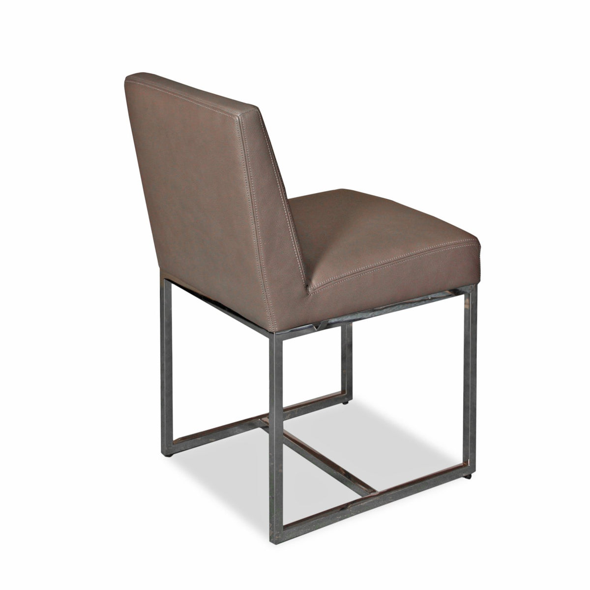Set of 3 Emery Leather Dining Side Chairs