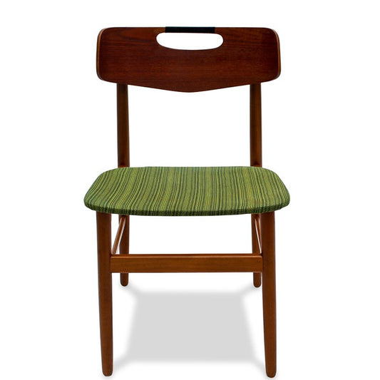 Danish Modern Dining Chairs in Teak and Beech