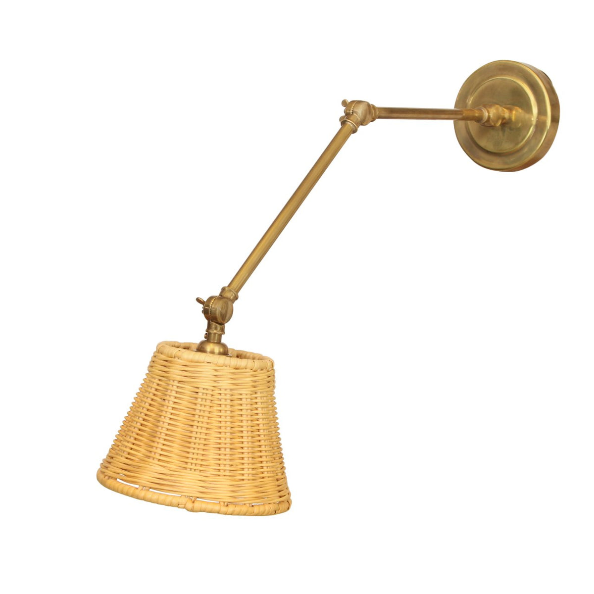 Soane Britain Brass The Parrett Swivel Wall Light (New Condition)