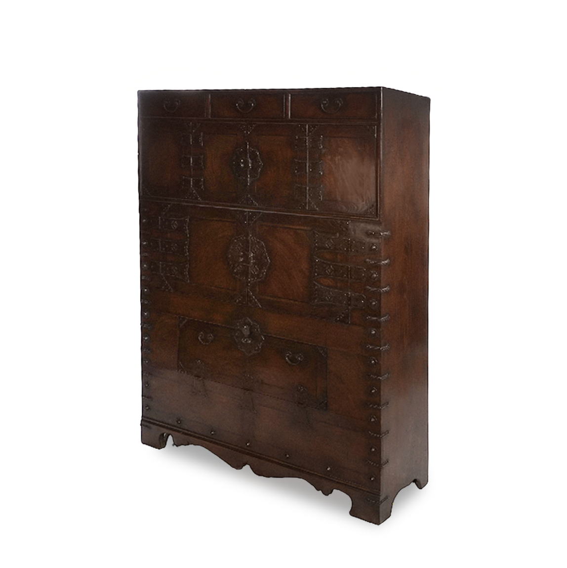 Vintage Korean Jeonju Bandaji Scholar's Chest