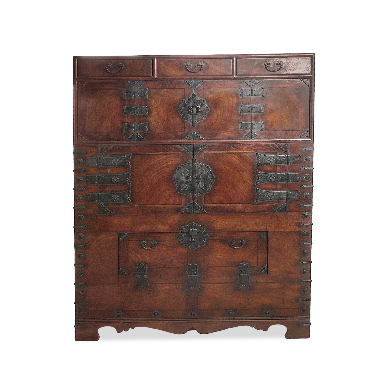 Vintage Korean Jeonju Bandaji Scholar's Chest
