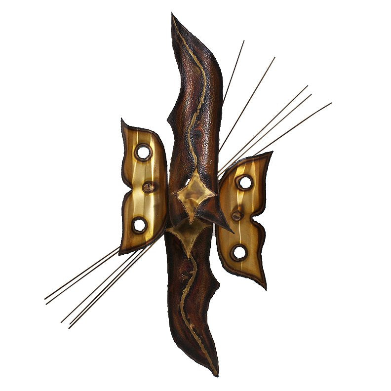 Brutalist Vintage Venetian Masquerade Wall Sculpture