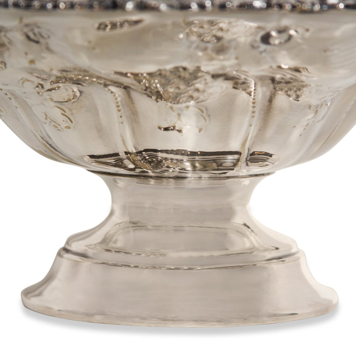 Antique Cake Silver Plated Cake Basket Marked 1644