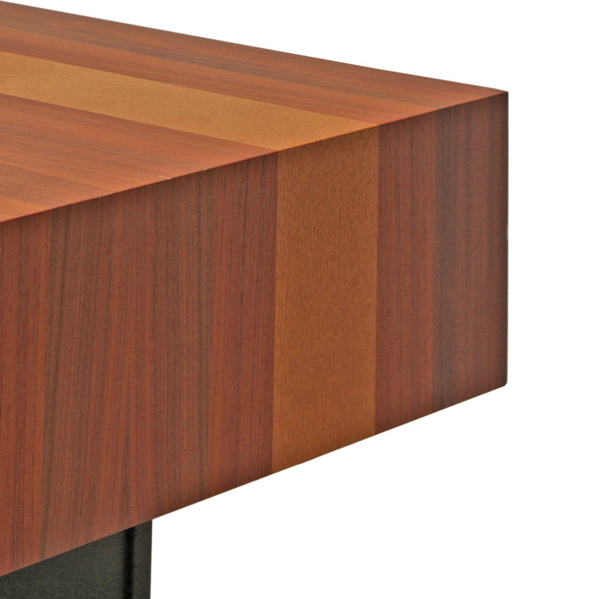 Vintage Danish Modern Mixed Wood Square Coffee Table for Drylund Circa 1970s