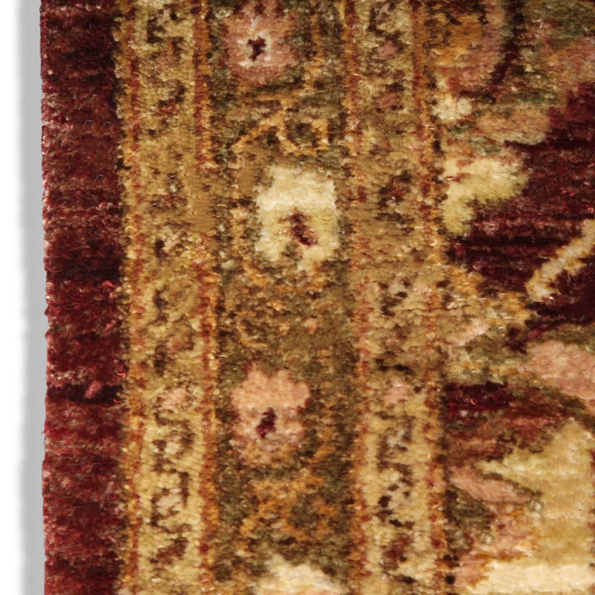 Vintage Handknotted Peshawar Caesar Runner Carpet (12 ft x 5 ft)