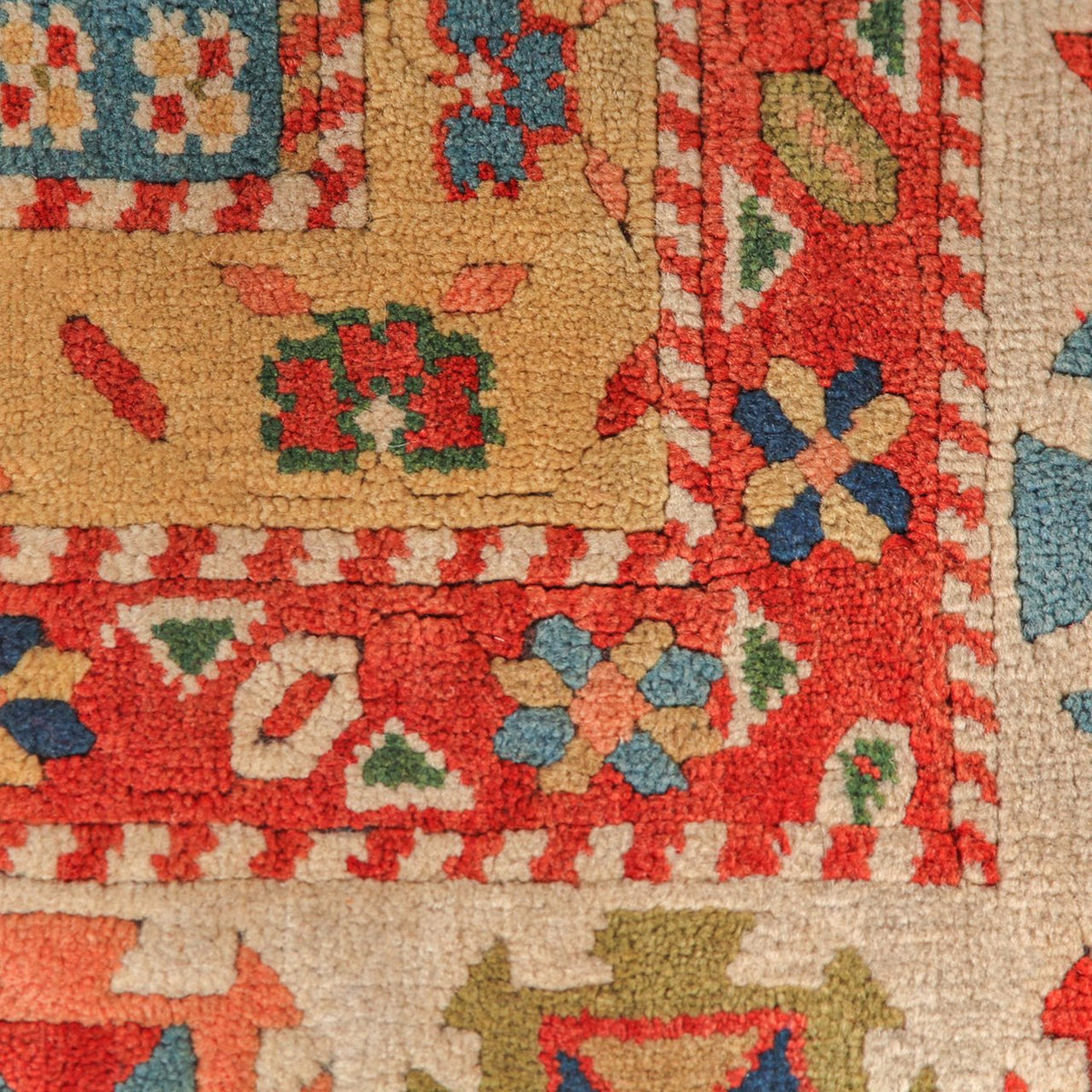 Vintage Shirvan Carpet (4 ft 3 in x 5 ft 16 in)