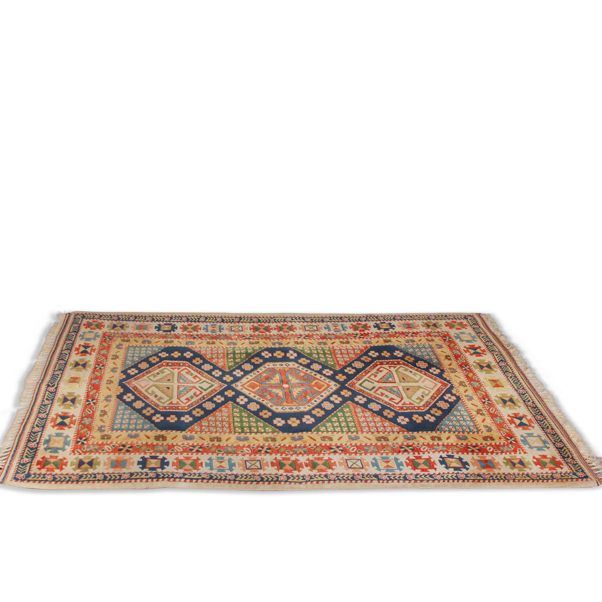 Vintage Shirvan Carpet (4 ft 3 in x 5 ft 16 in)