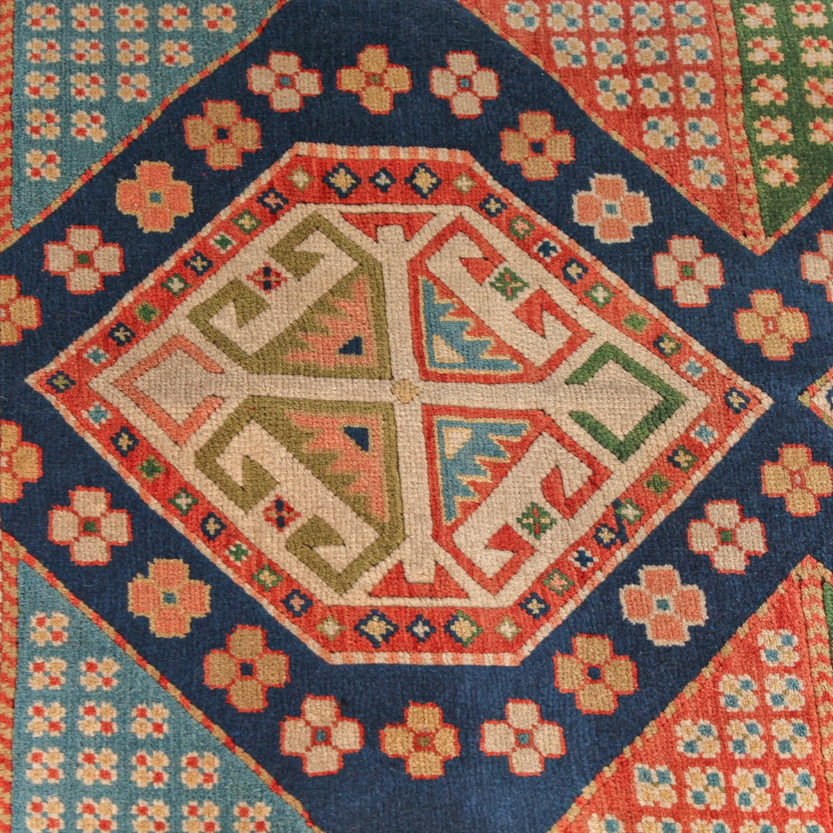 Vintage Shirvan Carpet (4 ft 3 in x 5 ft 16 in)