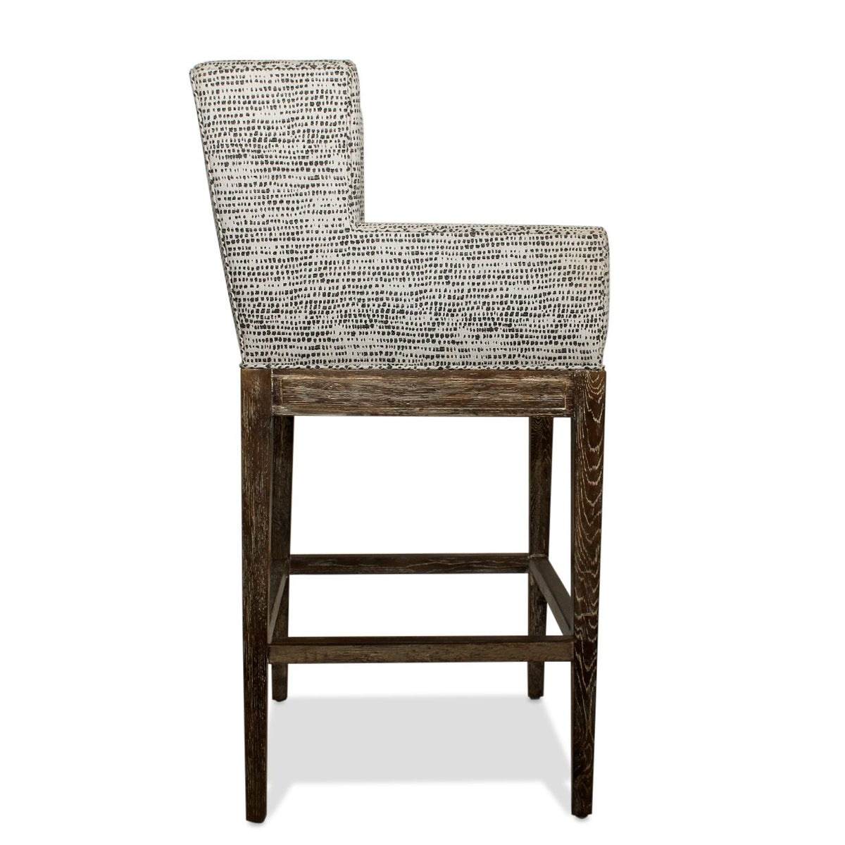 Pair of Restoration Hardware “Morgan Track Arm” Barstools