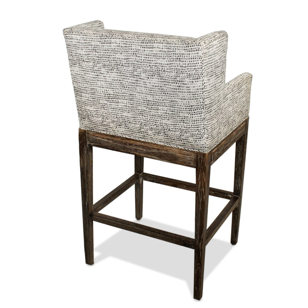 Pair of Restoration Hardware “Morgan Track Arm” Barstools