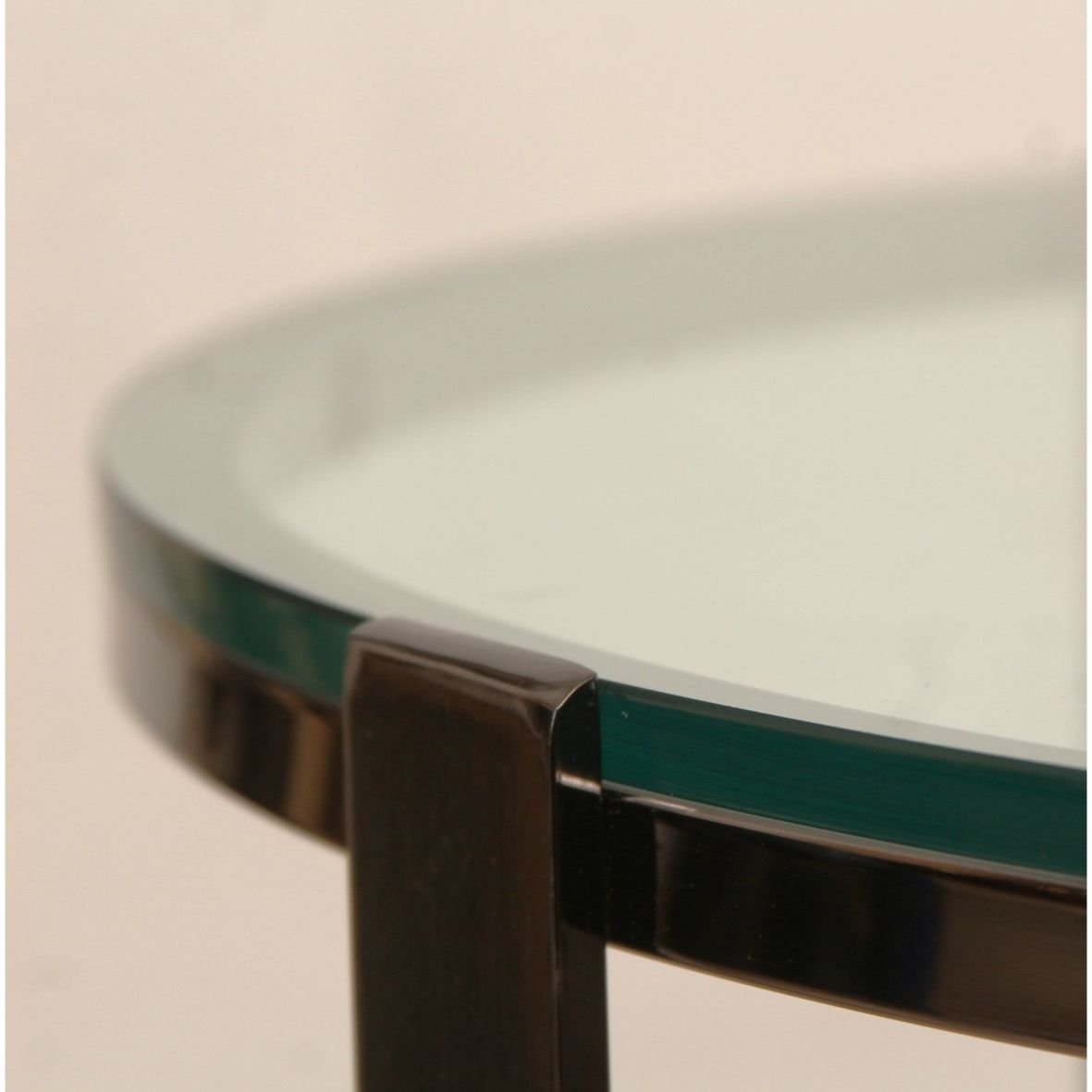 Design Institute America Modern Chrome Center or Side Table