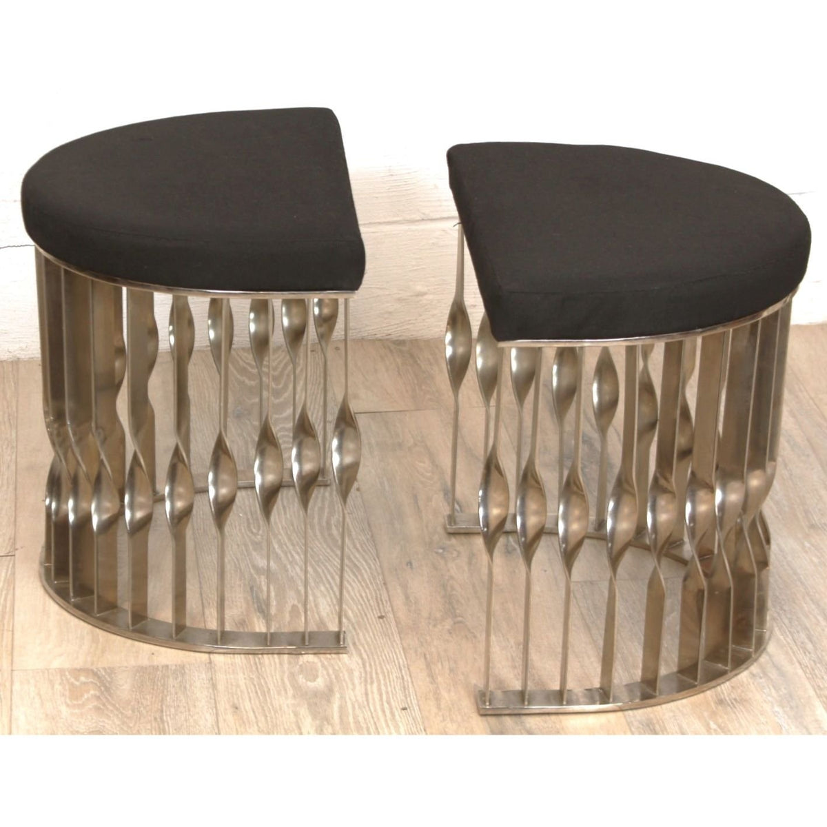 Mandy Vanity Half Moon Stool By Koket
